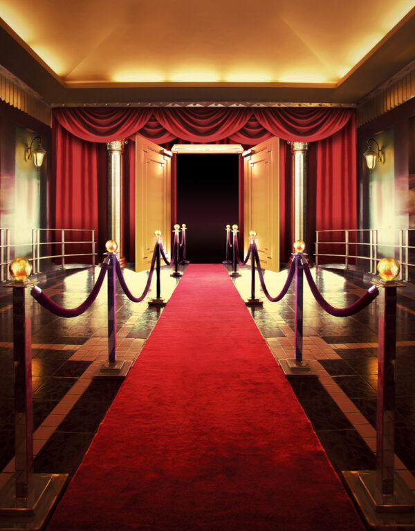 Red,Carpet,Entrance,With,Barriers,And,Velvet,Ropes