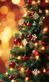 Christmas,Tree,Decorated,With,Toys